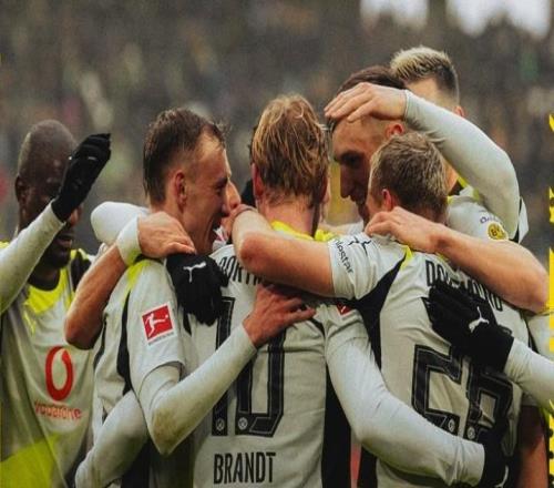 只差拜仁3分，多特達成德甲5連勝+連續14輪不敗