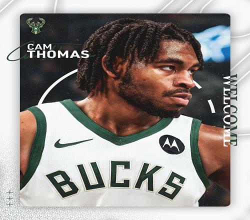 雄鹿宣布簽約卡梅隆托馬斯他在賽季場均貢獻15.6分_NBA直播