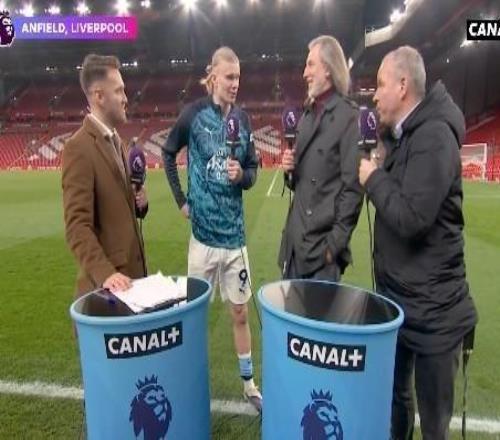 哈蘭德：罰點(diǎn)球前確實(shí)非常緊張，好在我成功控制住了情緒