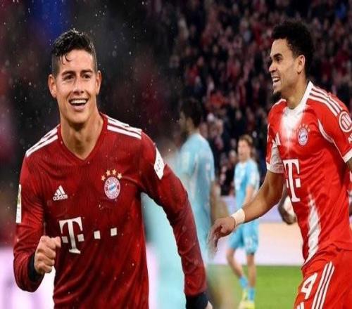 繼J羅之后，迪亞斯是第二位在德甲戴帽的哥倫比亞球員