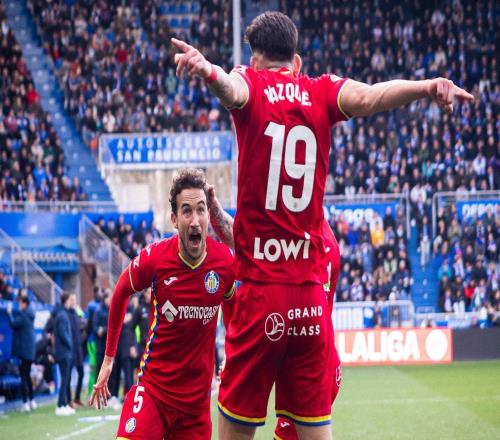 膠著激烈，赫塔費擊敗阿拉維斯后直接從保級線躍升至西甲第十