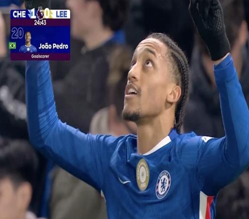 26場10球，若昂佩德羅追平個人單賽季英超最多進球紀錄