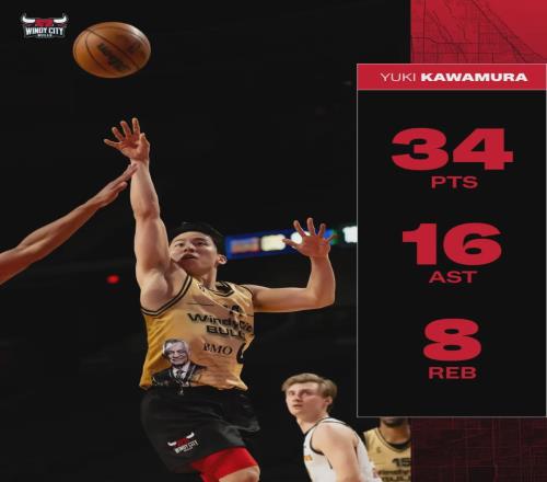 34+16+8！瘋了，河村勇輝殺瘋了......