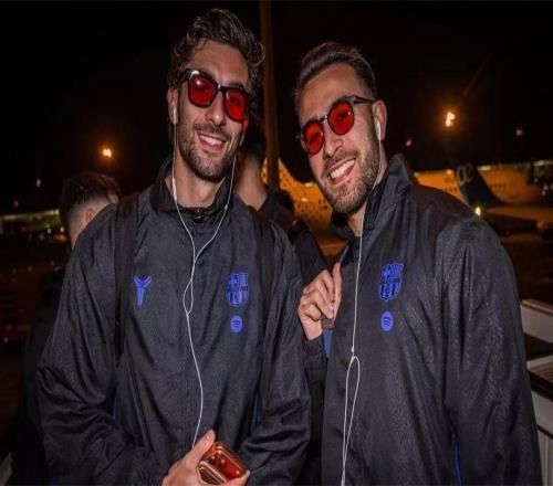 每體：跟風(fēng)略倫特，三名巴薩球員夜間出行齊戴紅色鏡片