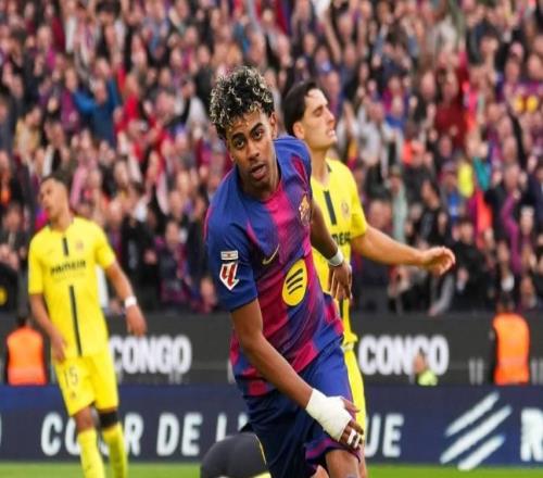 亞馬爾13球暫居巴薩隊內西甲射手榜首位，費蘭、萊萬分居二三