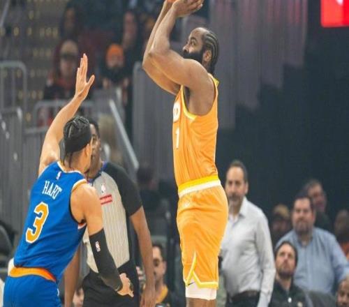 轟20+2+4！能加盟騎士真好，哈登賽后動情發(fā)聲，還提到了米切爾