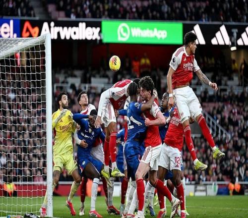2024年2月至今，阿森納首次在英超聯賽打入烏龍