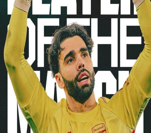 4次撲救，拉亞當選與切爾西一役阿森納隊內最佳球員