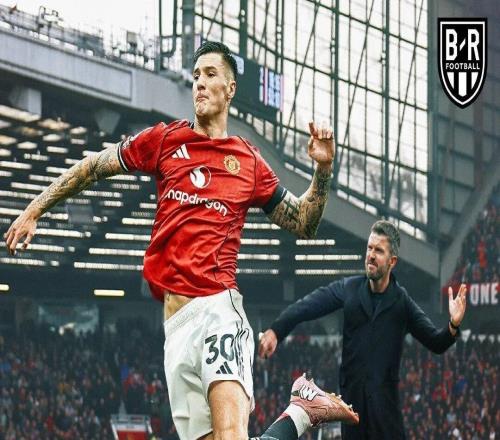 躋身三甲！曼聯(lián)2比1逆轉(zhuǎn)十人水晶宮，謝什科8場7球、B費傳射，卡里克帶隊7場19分