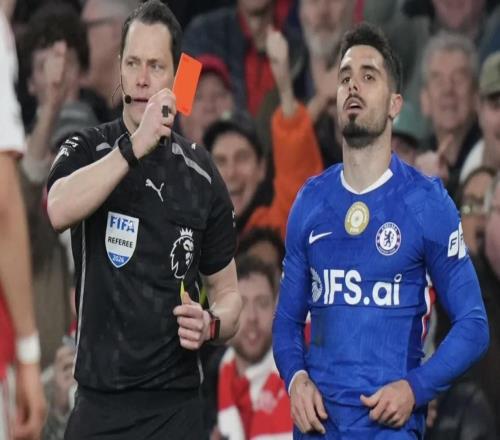 紅牌有影響，切爾西場均跑動距離105.7公里，為全英超最低