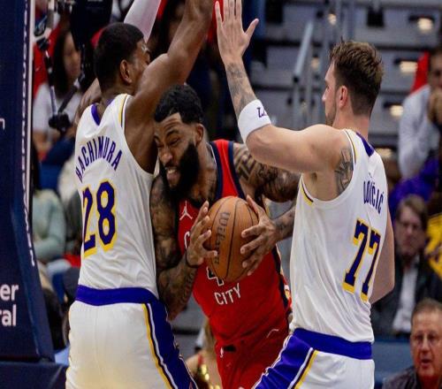 搞笑，湖人隊(duì)盧卡東契奇嘲諷八村塁模仿勒布朗詹姆斯