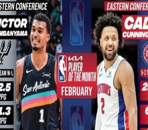 二月11戰(zhàn)全勝！馬刺橫掃四大西部月最佳獎項