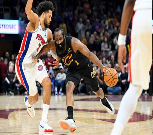 哈登為騎士出戰8勝1負場均19分8助攻！本賽季對活塞3勝0負