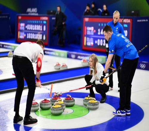 米蘭冬奧賽事揭幕冰壺混雙率先開打