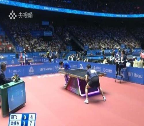 樊振東晉級全運會乒乓球男單八強(qiáng)