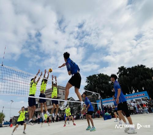 “僑VA”+美食！臺山僑鄉(xiāng)男子九人排球聯(lián)賽村級賽開賽