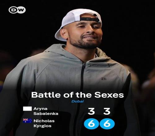 薩巴慘敗輸掉性別大戰，網友笑稱椰子特意控分男女網球是兩項運動