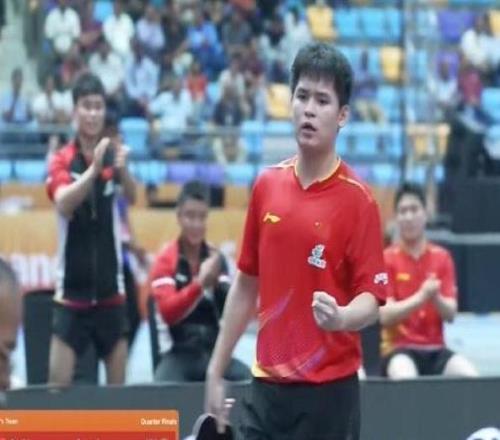 乒乓球亞錦賽男團：中國隊31戰勝伊朗隊，晉級四強