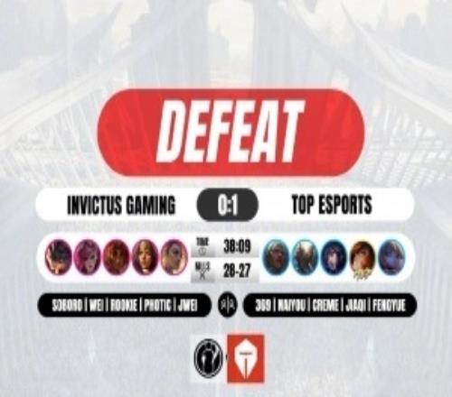 没有人类了！粉丝热议iG首局遭TES翻盘：真的配赢吗那AD把把被压三四千