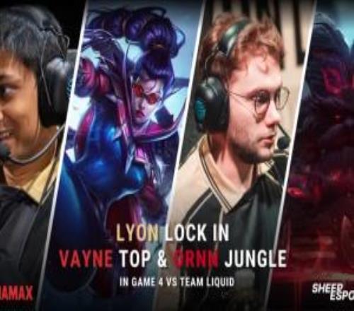 LYON選出上單薇恩打野奧恩打野奧恩為職業(yè)賽場(chǎng)歷史第二次