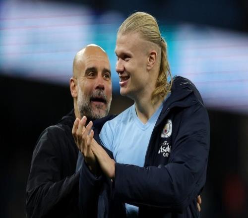 哈兰德连场爆发后上演尬舞，瓜帅盛赞其已达梅西C罗级别