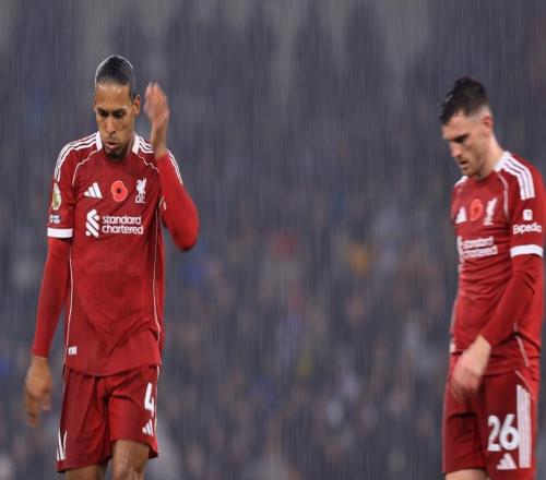 英超争四格局大乱，5队积分相同，利物浦排名下滑到第8