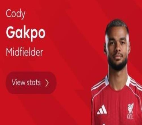 传射建功，加克波当选西汉姆联vs利物浦全场最佳球员