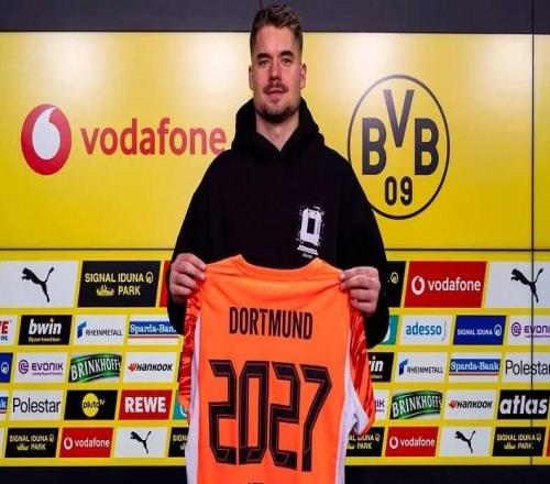 官方：多特与34岁第二门将亚历山大迈尔续约至2027年