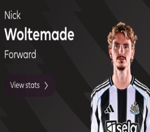 半场双响，沃尔特马德当选纽卡vs切尔西全场最佳球员