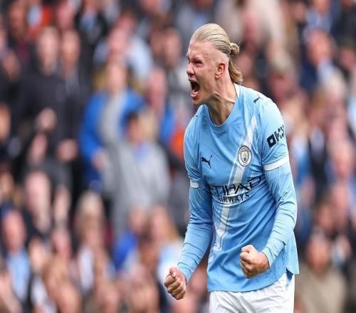 自带10，哈兰德本赛季英超10次首开记录，其他球员没超过5次