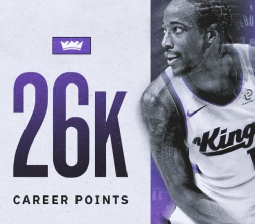 耗时17年，德罗赞解锁26000分！科比15年，杜兰特16年，詹库呢