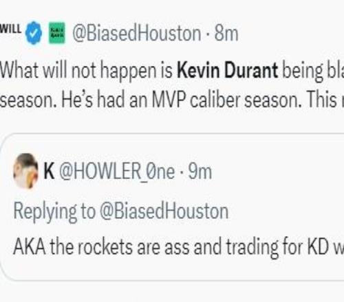 火箭跌第7队记称非KD之过！火蜜称肢体语言很沮丧休媒：精神疲惫