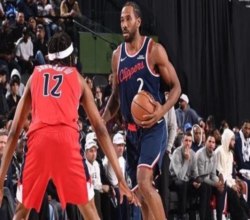 伦纳德33分哈登22+8快船主场轻取奇才