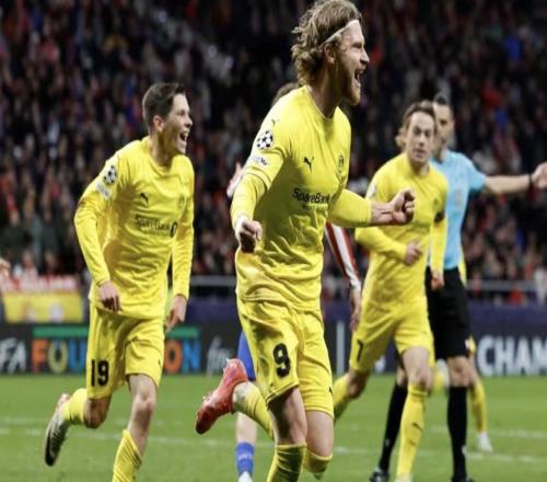 博德闪耀平多特后连胜曼城、马竞，晋级欧冠附加赛