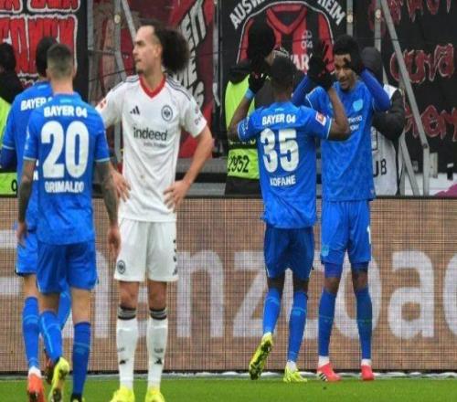 德甲：法兰克福1比3勒沃库森