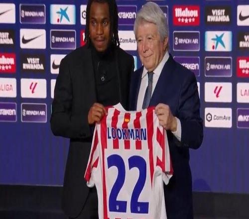 官方：马竞新援卢克曼将会身穿22号球衣